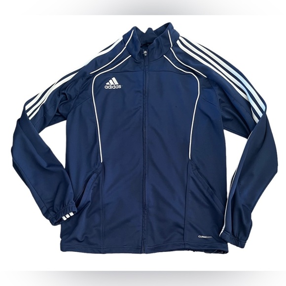 Adidas Mens full zip jacket Climacool Sz large - Picture 1 of 8